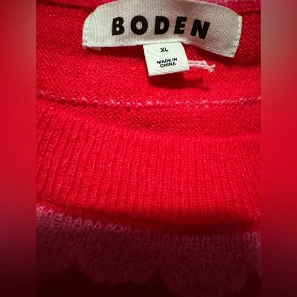 NWOT BODEN ALiCE FLUFFY RAGLAN JUMPER - Picture 7 of 8